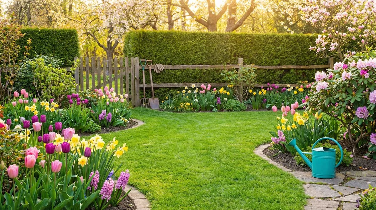 Spring Garden Care: Lawn, Beds, Hedges and Trees Done Right