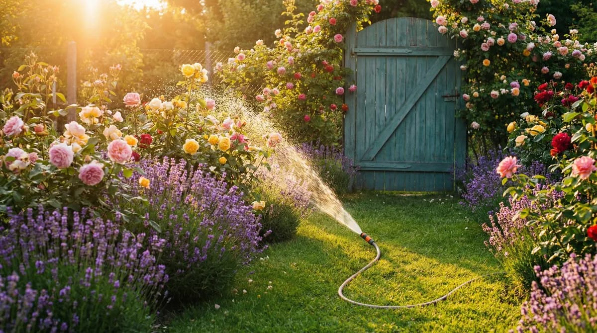 Gartenarbeit im Sommer: Bewässerung, Rasenpflege und Schädlingsbekämpfung